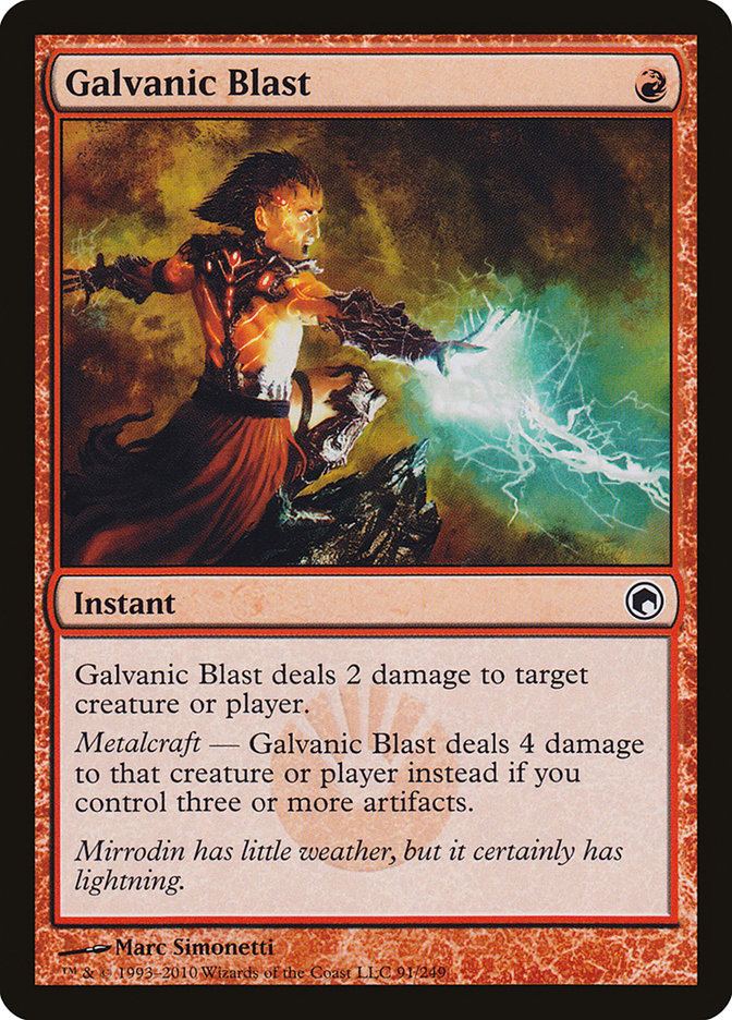 Galvanic Blast [Scars of Mirrodin] | L.A. Mood Comics and Games