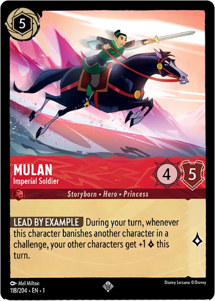 Mulan - Imperial Soldier (Oversized) (118/204) [The First Chapter] | L.A. Mood Comics and Games