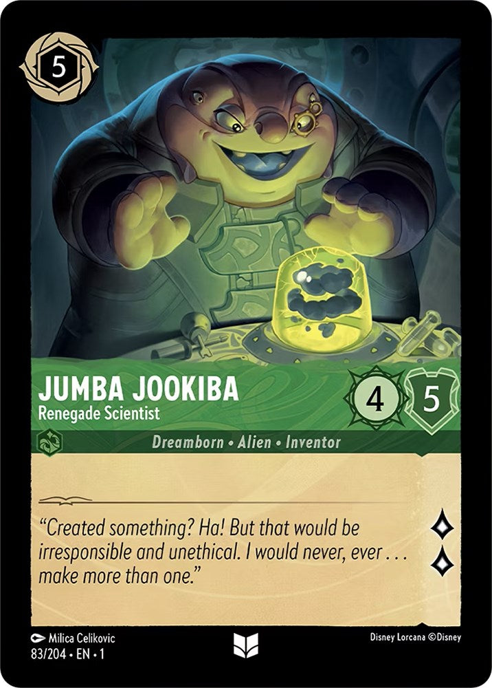 Jumba Jookiba - Renegade Scientist (83/204) [The First Chapter] | L.A. Mood Comics and Games
