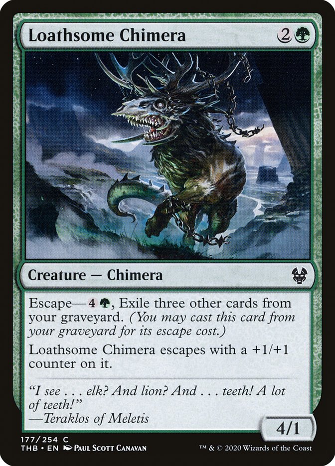 Loathsome Chimera [Theros Beyond Death] | L.A. Mood Comics and Games