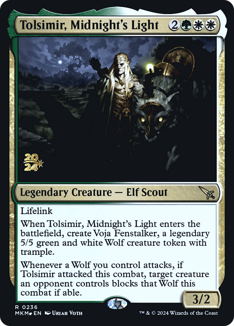 Tolsimir, Midnight's Light [Murders at Karlov Manor Prerelease Promos] | L.A. Mood Comics and Games