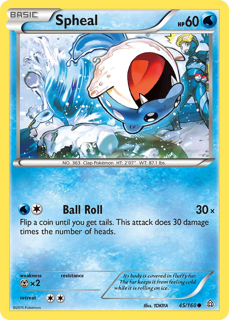 Spheal (45/160) [XY: Primal Clash] | L.A. Mood Comics and Games