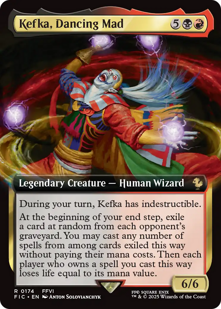 Kefka, Dancing Mad (Extended Art) [FINAL FANTASY Commander] | L.A. Mood Comics and Games