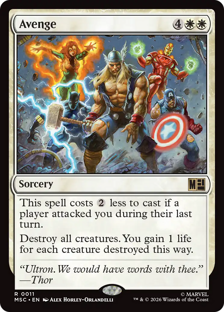 Avenge [Marvel Super Heroes Commander] | L.A. Mood Comics and Games