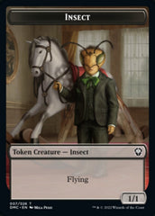 Phyrexian // Insect Double-Sided Token [Dominaria United Tokens] | L.A. Mood Comics and Games