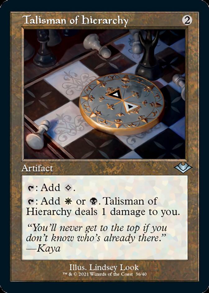 Talisman of Hierarchy (Retro) [Modern Horizons] | L.A. Mood Comics and Games