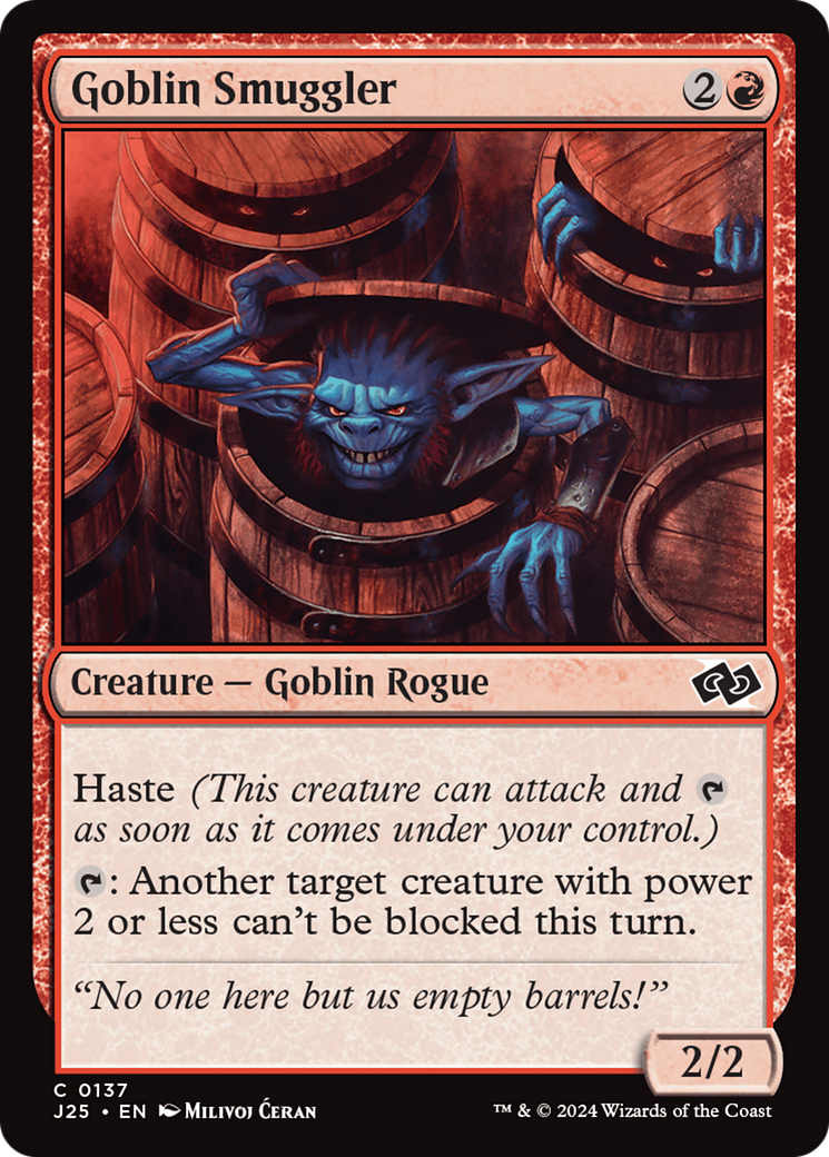 Goblin Smuggler [Foundations Jumpstart] | L.A. Mood Comics and Games