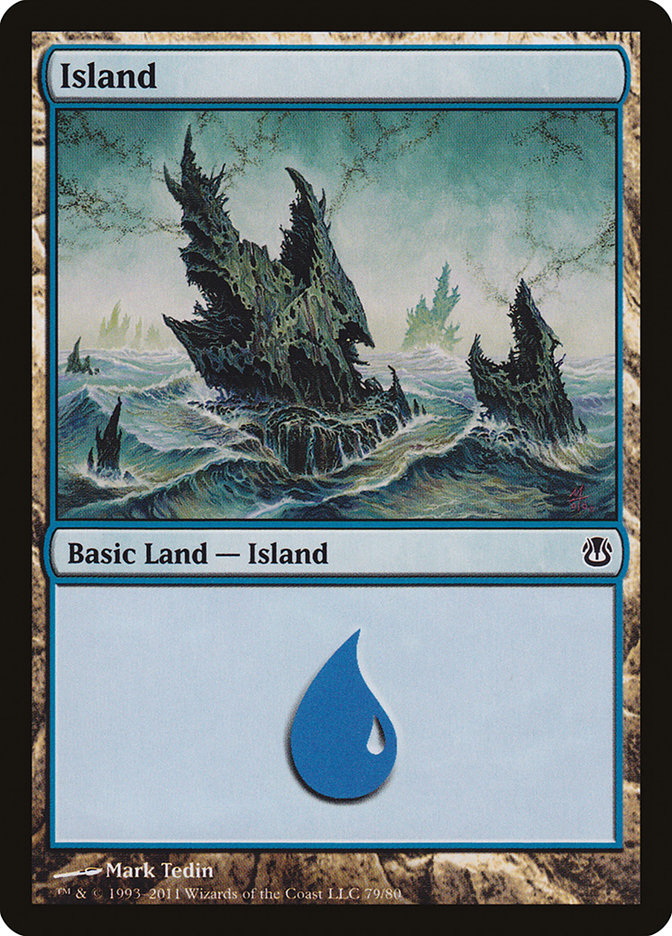Island (79) [Duel Decks: Ajani vs. Nicol Bolas] | L.A. Mood Comics and Games
