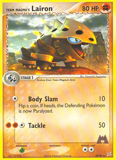 Team Magma's Lairon (20/95) [EX: Team Magma vs Team Aqua] | L.A. Mood Comics and Games