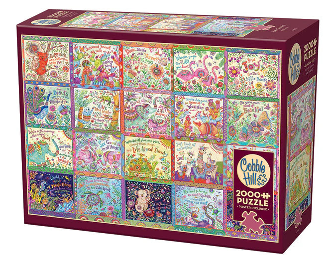 Puzzle 2000pc Happy Thoughts | L.A. Mood Comics and Games