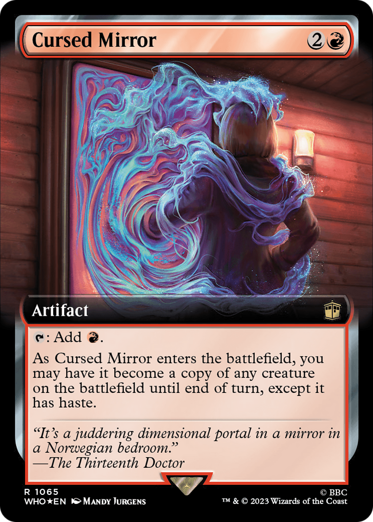 Cursed Mirror (Extended Art) (Surge Foil) [Doctor Who] | L.A. Mood Comics and Games