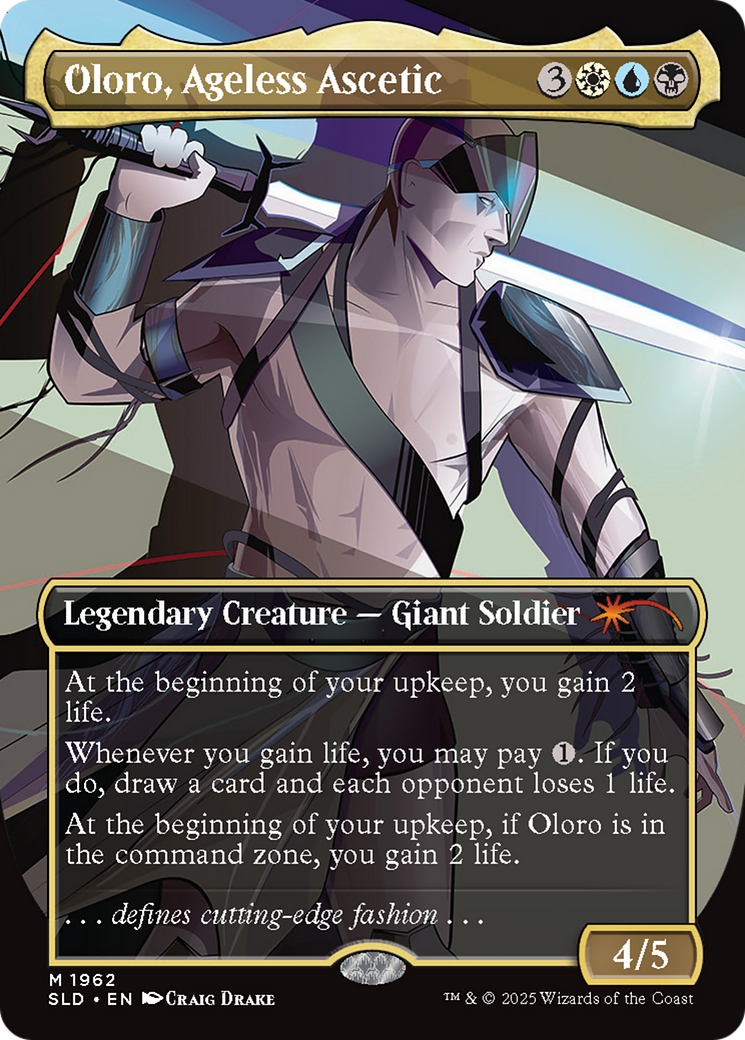 Oloro, Ageless Ascetic (Rainbow Foil) [Secret Lair Drop Series] | L.A. Mood Comics and Games