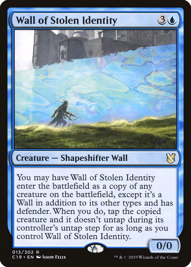 Wall of Stolen Identity [Commander 2019] | L.A. Mood Comics and Games