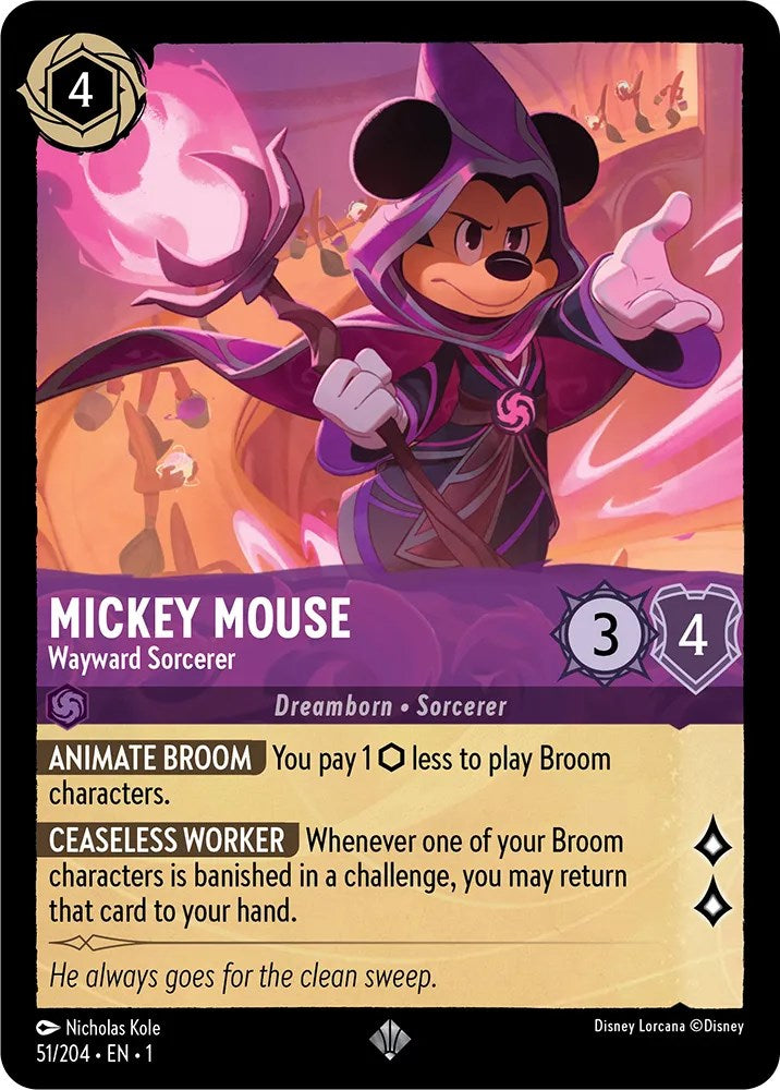 Mickey Mouse - Wayward Sorcerer (51/204) [The First Chapter] | L.A. Mood Comics and Games