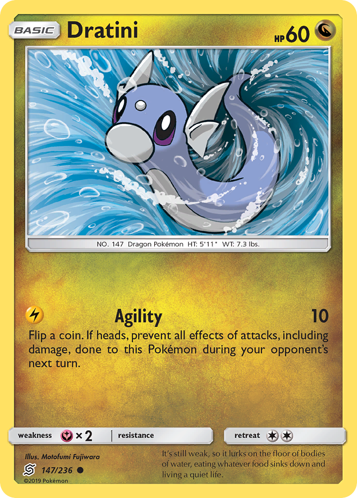 Dratini (147/236) [Sun & Moon: Unified Minds] | L.A. Mood Comics and Games