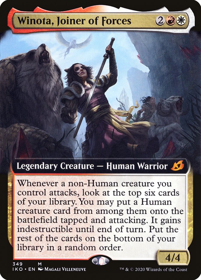 Winota, Joiner of Forces (Extended Art) [Ikoria: Lair of Behemoths] | L.A. Mood Comics and Games
