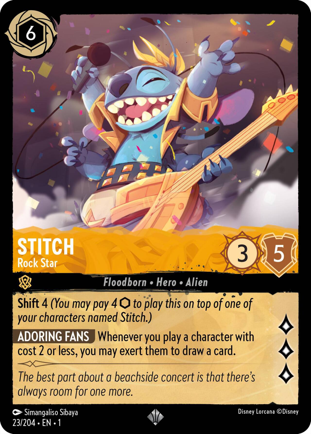 Stitch - Rock Star (23/204) [The First Chapter] | L.A. Mood Comics and Games