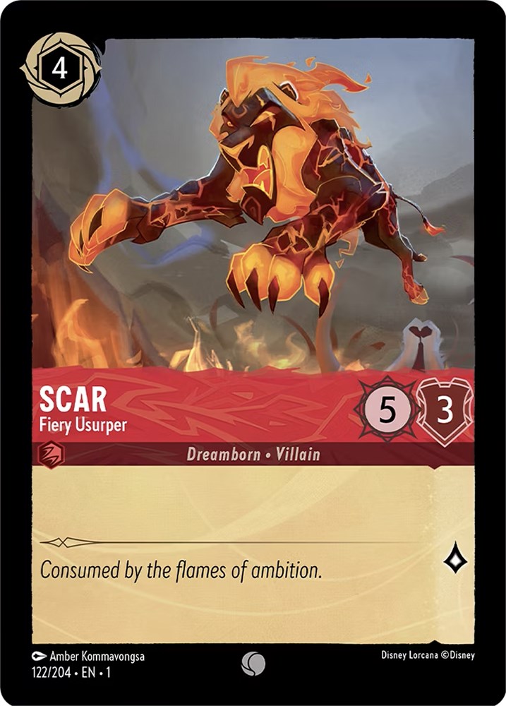 Scar - Fiery Usurper (122/204) [The First Chapter] | L.A. Mood Comics and Games