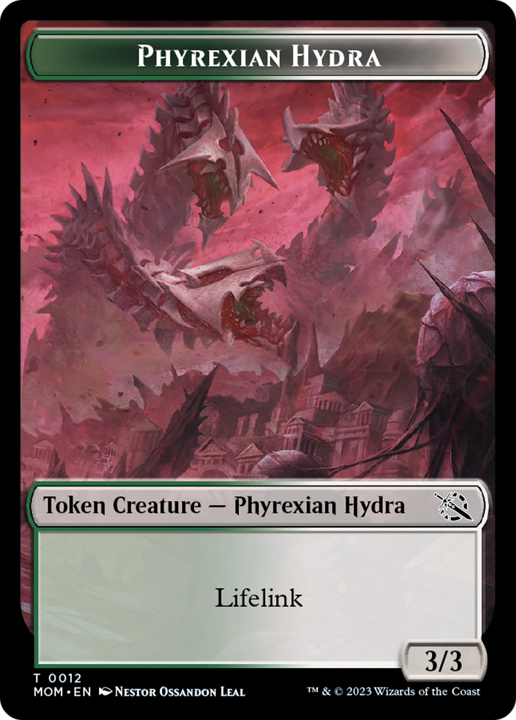 Elemental (2) // Phyrexian Hydra (12) Double-Sided Token [March of the Machine Tokens] | L.A. Mood Comics and Games