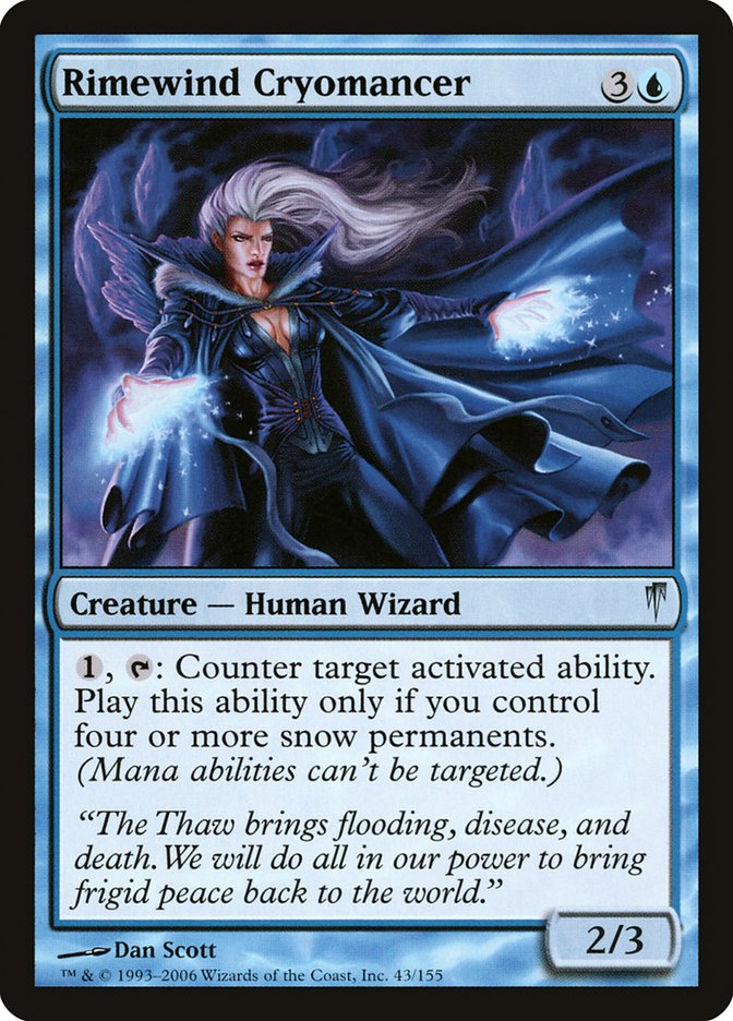 Rimewind Cryomancer [Coldsnap] | L.A. Mood Comics and Games