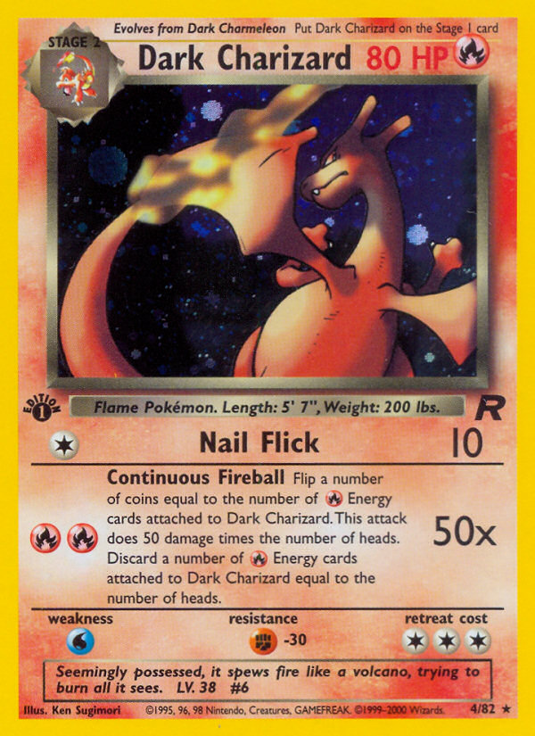 Dark Charizard (4/82) [Team Rocket 1st Edition] | L.A. Mood Comics and Games