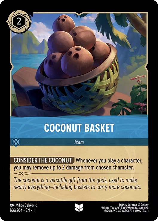 Coconut Basket (166/204) [The First Chapter] | L.A. Mood Comics and Games