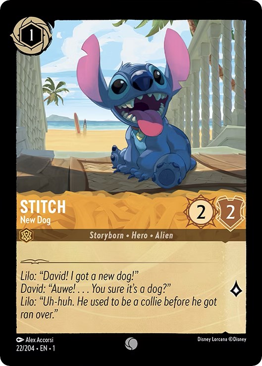 Stitch - New Dog (22/204) [The First Chapter] | L.A. Mood Comics and Games