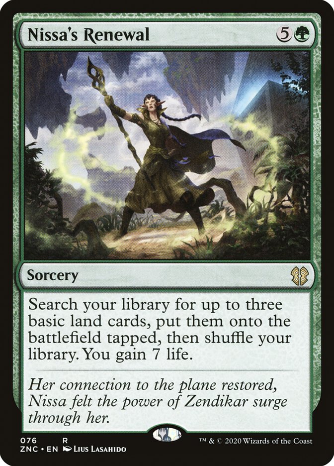 Nissa's Renewal [Zendikar Rising Commander] | L.A. Mood Comics and Games