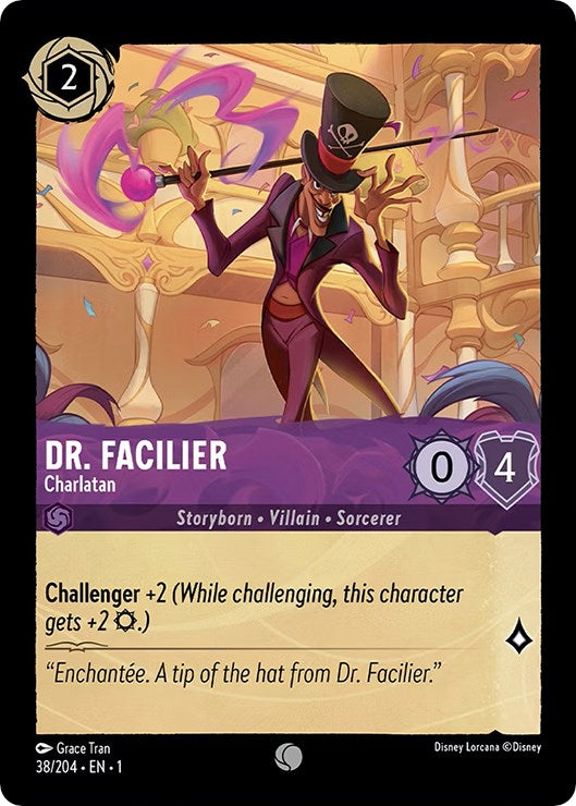 Dr. Facilier - Charlatan (38/204) [The First Chapter] | L.A. Mood Comics and Games