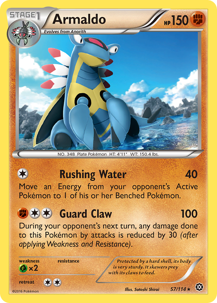 Armaldo (57/114) [XY: Steam Siege] | L.A. Mood Comics and Games