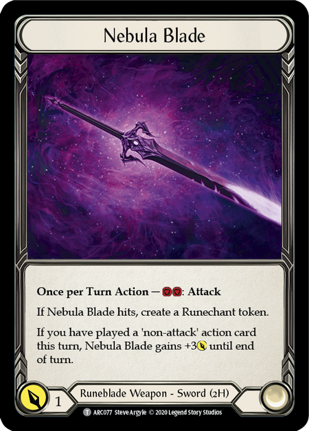 Nebula Blade // Teklo Plasma Pistol [U-ARC077 // U-ARC003] (Arcane Rising Unlimited) | L.A. Mood Comics and Games