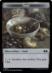 Knight // Food (0013) Double-Sided Token [Wilds of Eldraine Tokens] | L.A. Mood Comics and Games