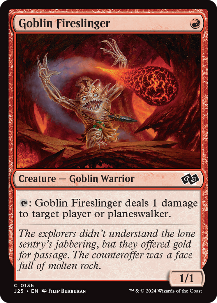 Goblin Fireslinger [Foundations Jumpstart] | L.A. Mood Comics and Games