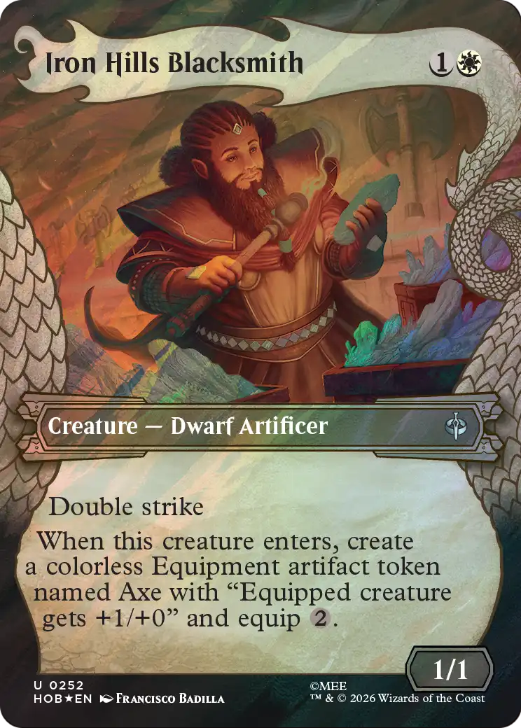 Iron Hills Blacksmith (Showcase) (Surge Foil) [The Hobbit] | L.A. Mood Comics and Games