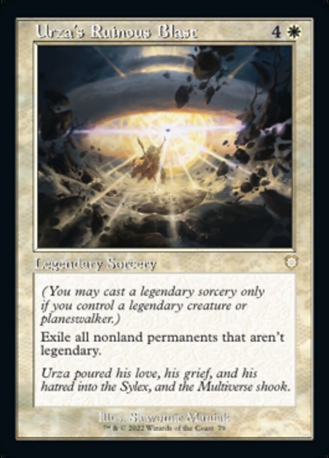 Urza's Ruinous Blast (Retro) [The Brothers' War Commander] | L.A. Mood Comics and Games