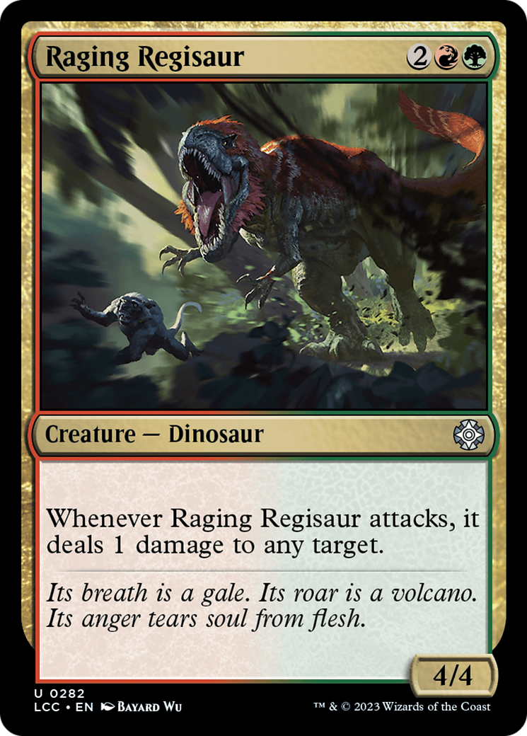 Raging Regisaur [The Lost Caverns of Ixalan Commander] | L.A. Mood Comics and Games