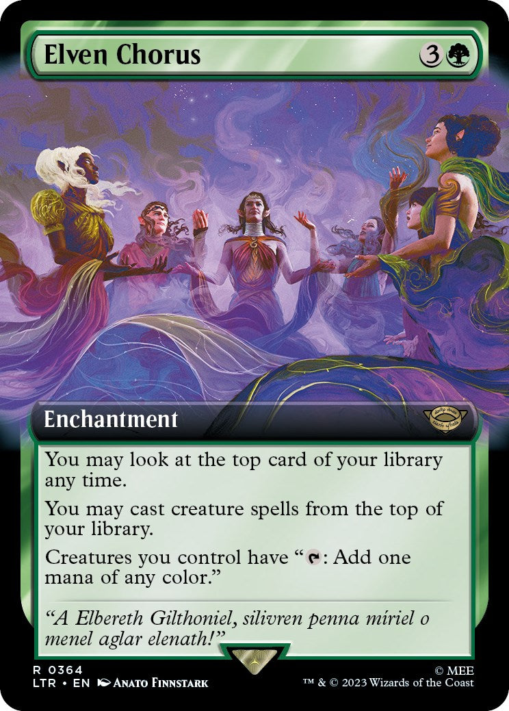 Elven Chorus (Extended Art) [The Lord of the Rings: Tales of Middle-Earth] | L.A. Mood Comics and Games
