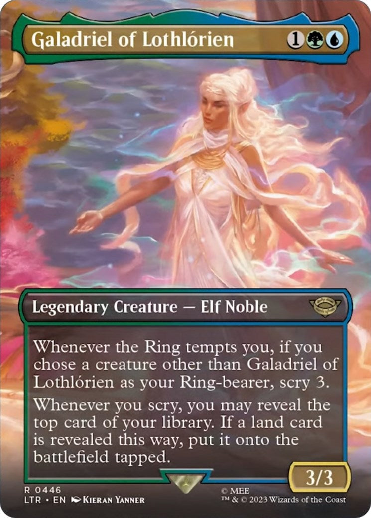 Galadriel of Lothlorien (Borderless Alternate Art) [The Lord of the Rings: Tales of Middle-Earth] | L.A. Mood Comics and Games