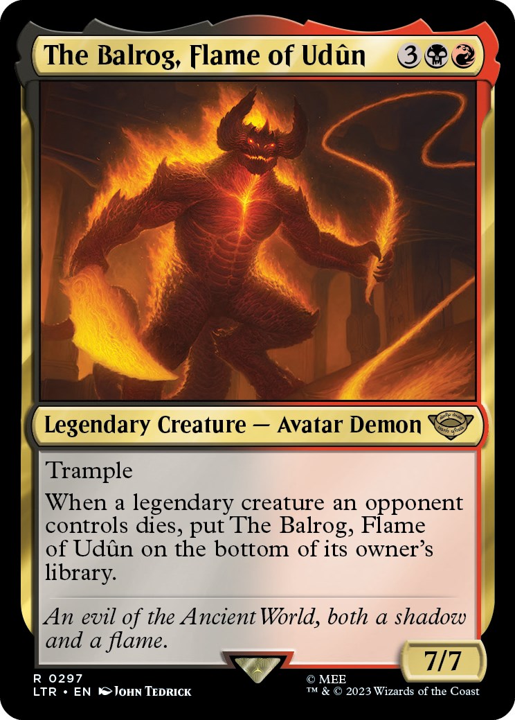 The Balrog, Flame of Udun [The Lord of the Rings: Tales of Middle-Earth] | L.A. Mood Comics and Games