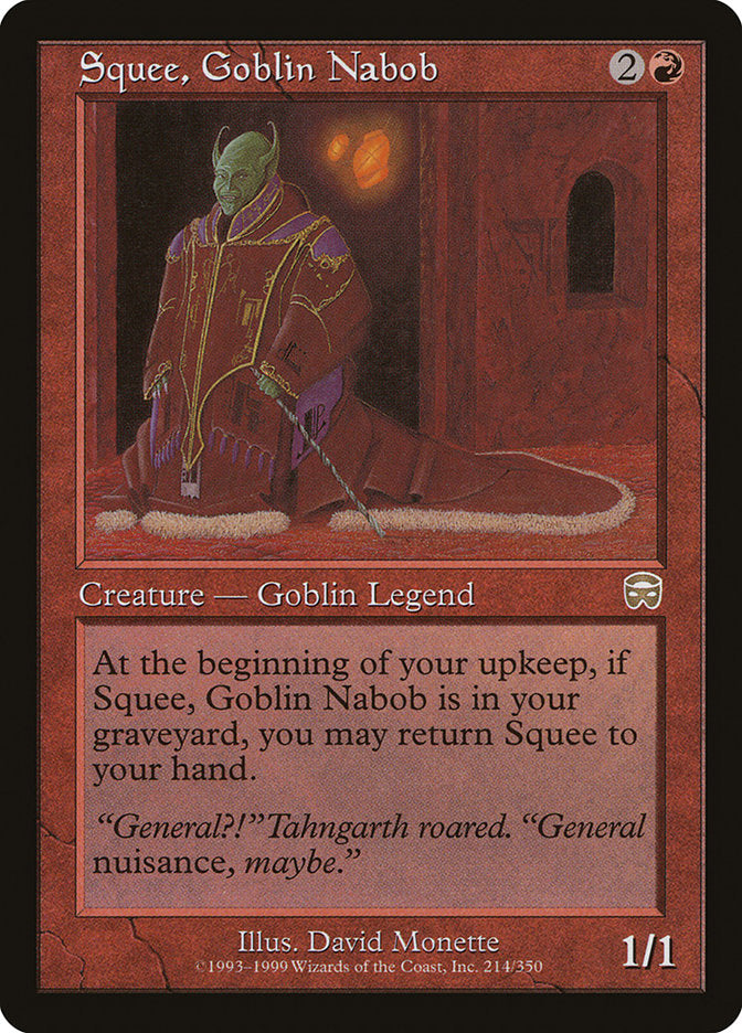 Squee, Goblin Nabob [Mercadian Masques] | L.A. Mood Comics and Games