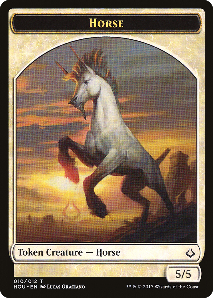 Vampire // Horse Double-Sided Token [The List] | L.A. Mood Comics and Games