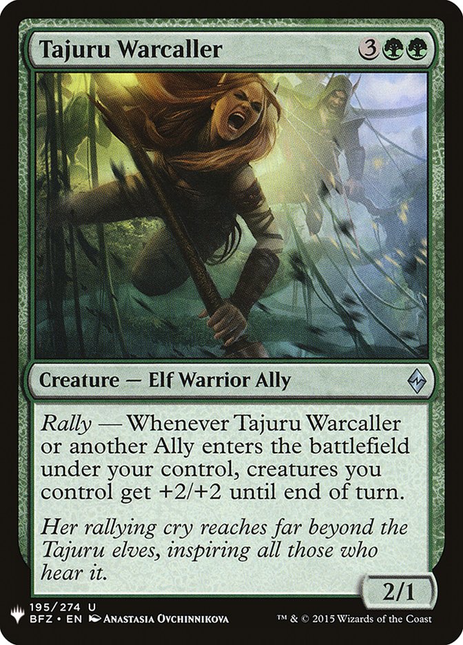 Tajuru Warcaller [Mystery Booster] | L.A. Mood Comics and Games