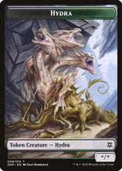 Cat Beast // Hydra Double-Sided Token [Zendikar Rising Tokens] | L.A. Mood Comics and Games