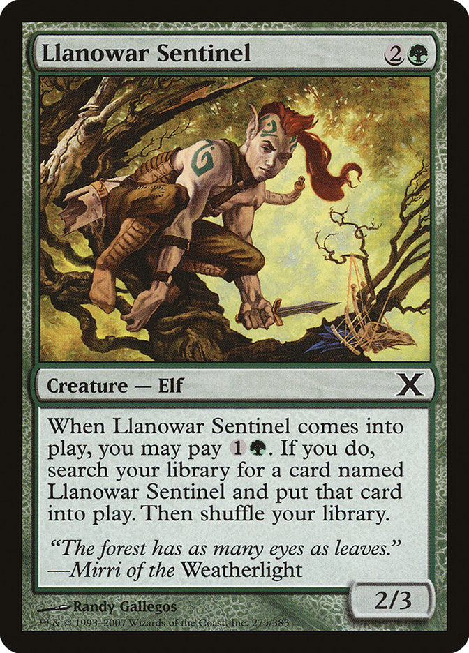 Llanowar Sentinel [Tenth Edition] | L.A. Mood Comics and Games