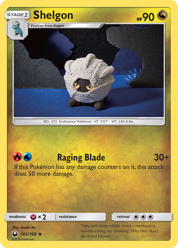 Shelgon (105/168) [Sun & Moon: Celestial Storm] | L.A. Mood Comics and Games