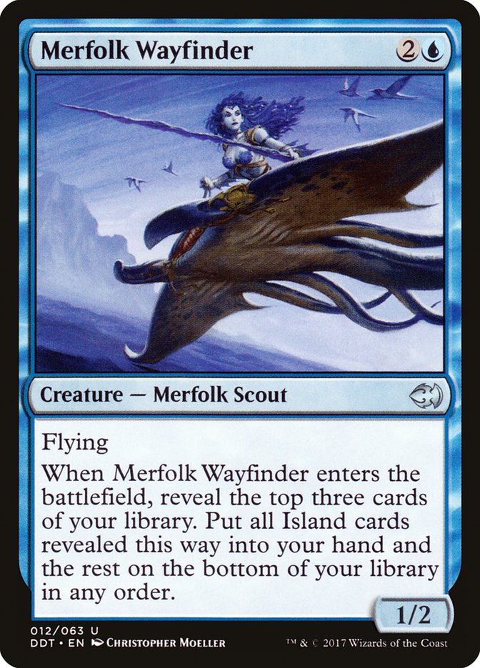 Merfolk Wayfinder [Duel Decks: Merfolk vs. Goblins] | L.A. Mood Comics and Games
