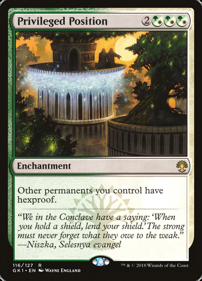 Privileged Position [Guilds of Ravnica Guild Kit] | L.A. Mood Comics and Games