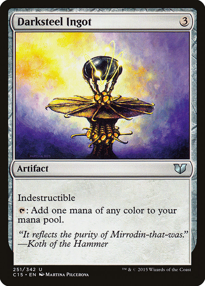 Darksteel Ingot [Commander 2015] | L.A. Mood Comics and Games