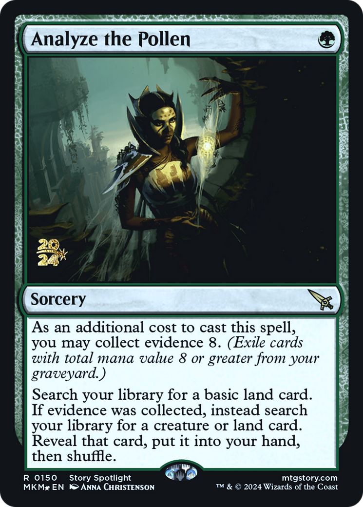 Analyze the Pollen [Murders at Karlov Manor Prerelease Promos] | L.A. Mood Comics and Games