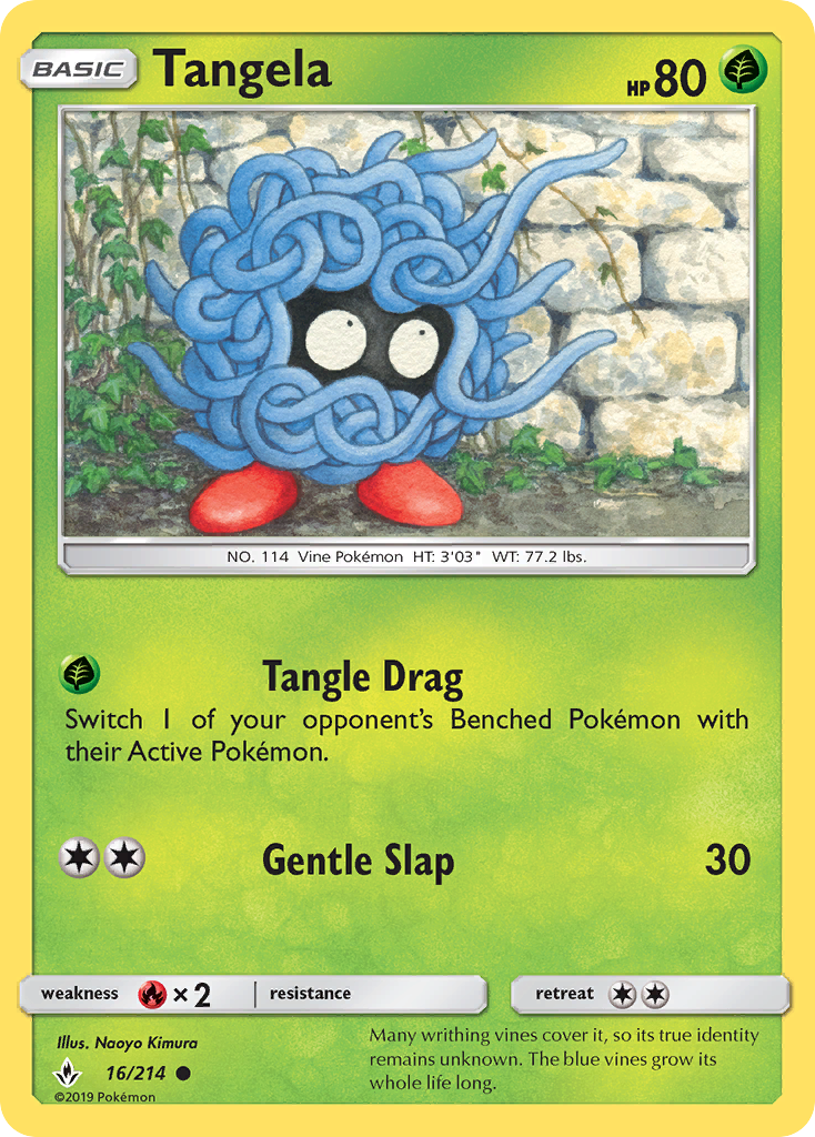 Tangela (16/214) [Sun & Moon: Unbroken Bonds] | L.A. Mood Comics and Games